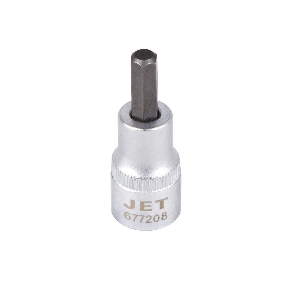 Jet 677275 3/8" DR x 5mm S2 4" Long Ball Nose Hex Bit Socket